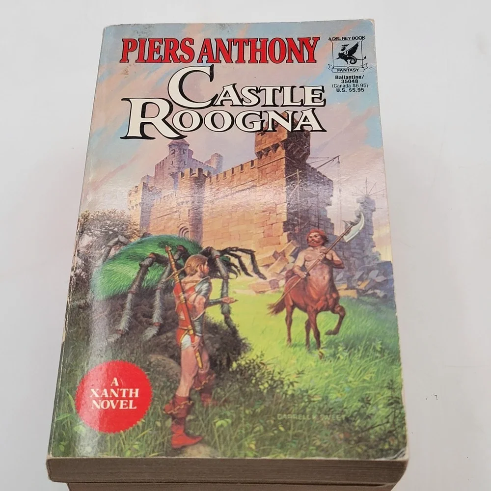 Piers Anthony Xanth Series 5 Book Lot Paperback Vintage Fantasy Adventure GOOD
